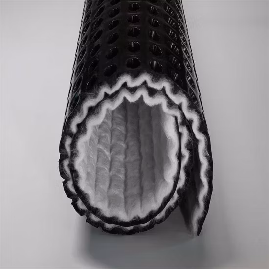 トンネル建築材料 HDPE 複合ディンプル排水板